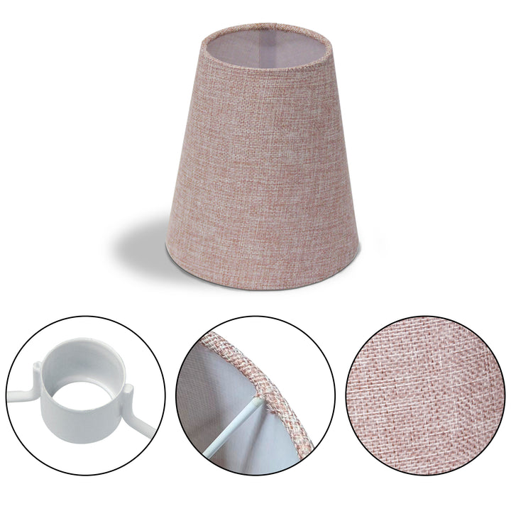 Beacon 6.5" Linen Empire Lamp Shade For Wall And Pendant Lights #L39001