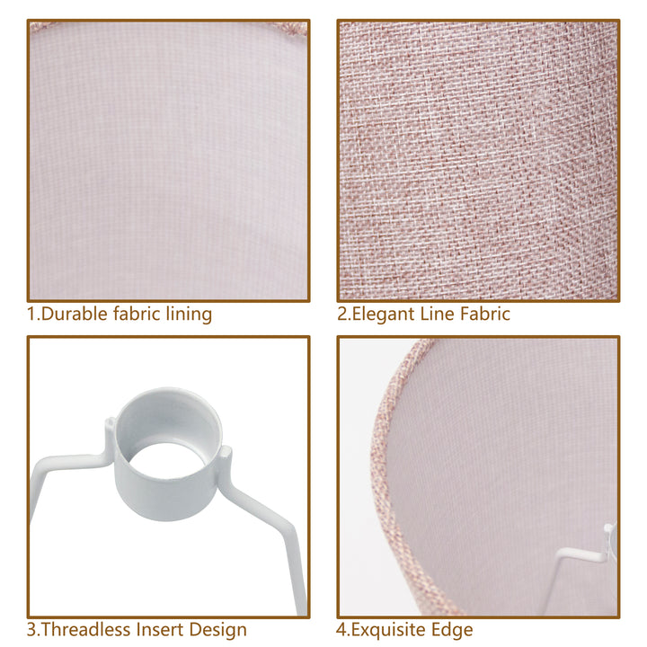 Beacon 6.5" Linen Empire Lamp Shade For Wall And Pendant Lights #L39001