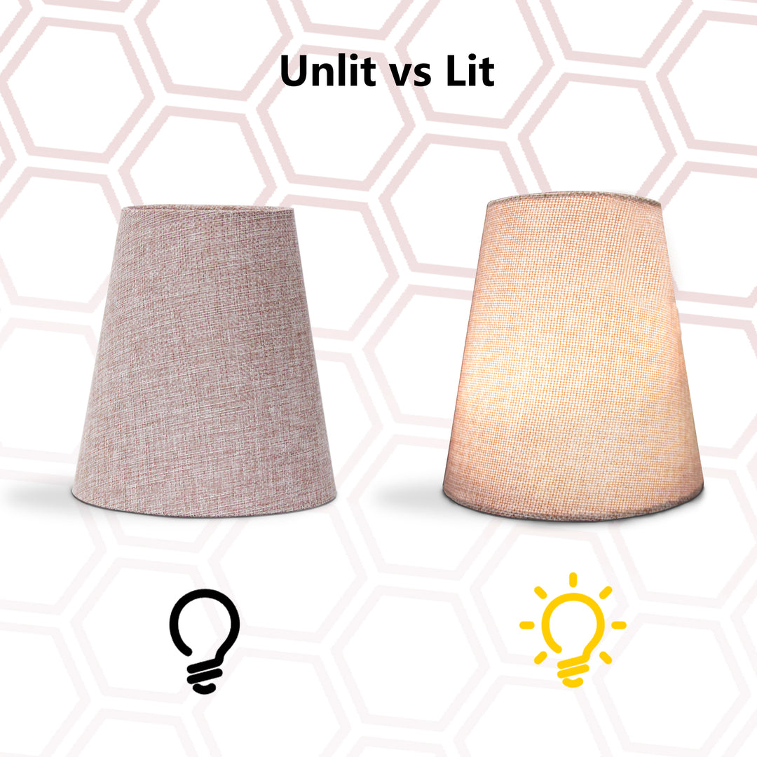 Beacon 6.5" Linen Empire Lamp Shade For Wall And Pendant Lights #L39001