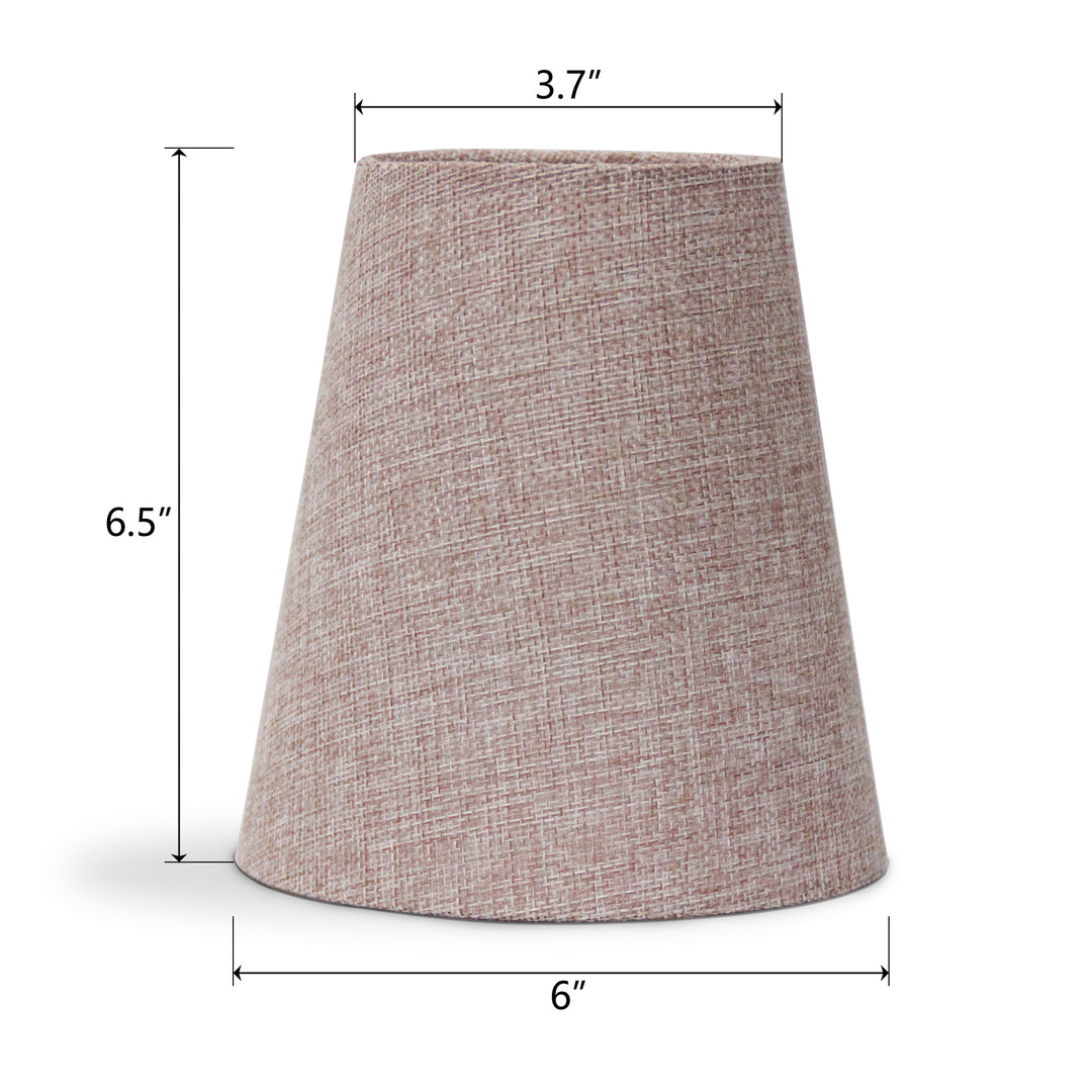 Beacon 6.5" Linen Empire Lamp Shade For Wall And Pendant Lights #L39001