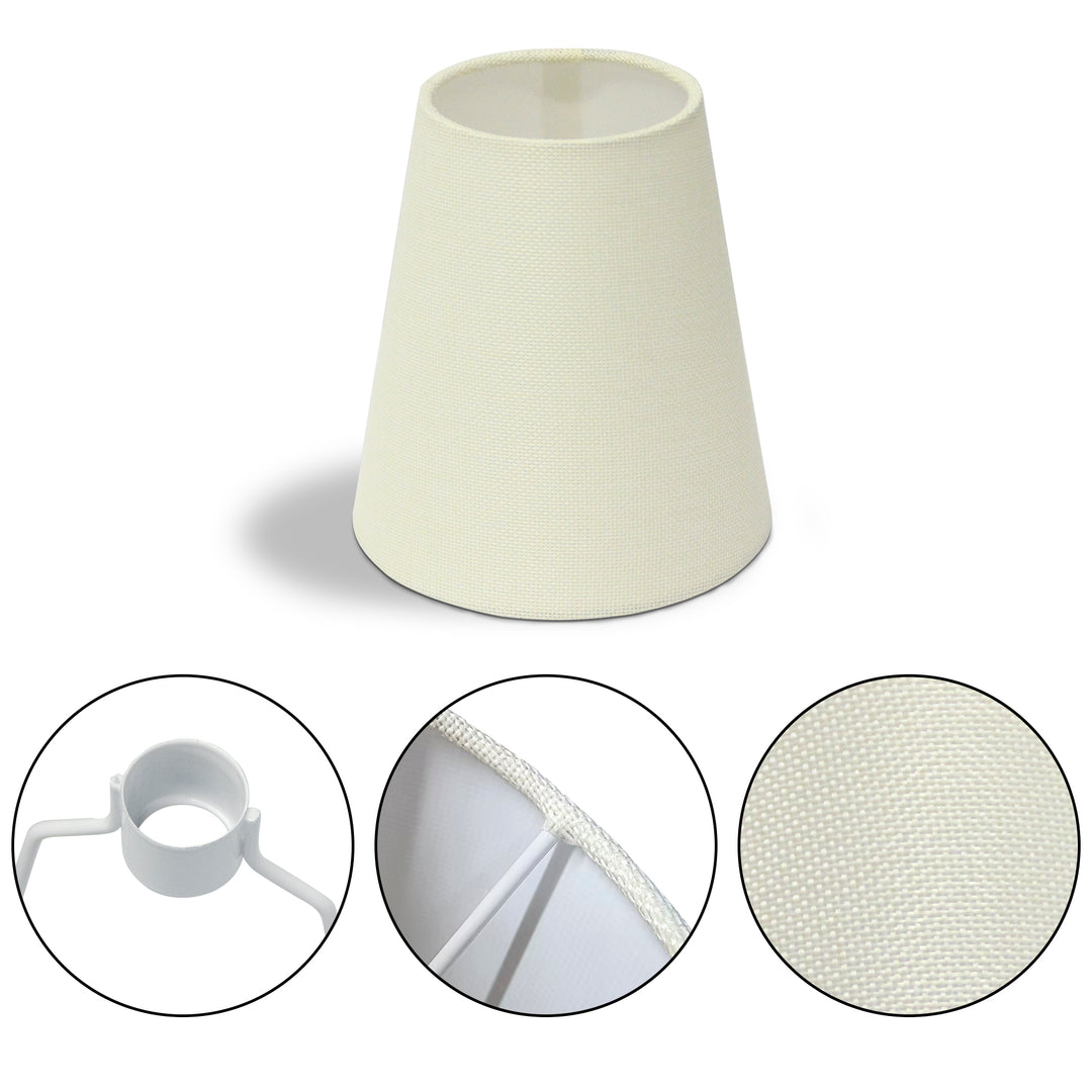 Beacon 6.5" Linen Empire Lamp Shade For Wall And Pendant Lights #L39001
