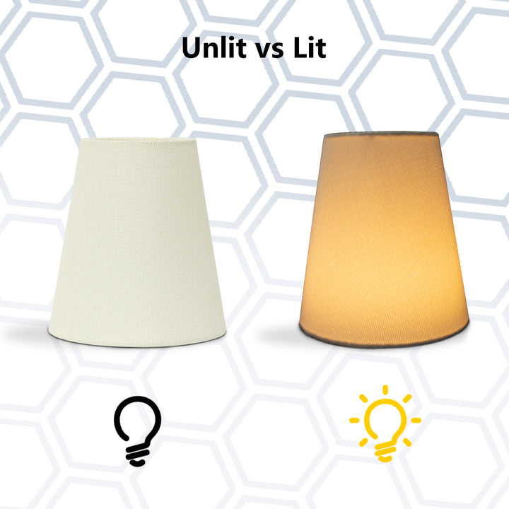 Beacon 6.5" Linen Empire Lamp Shade For Wall And Pendant Lights #L39001