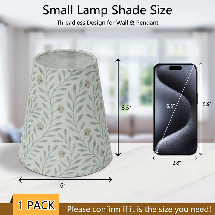 Beacon 6.5" Linen Empire Lamp Shade For Wall And Pendant Lights #L39001