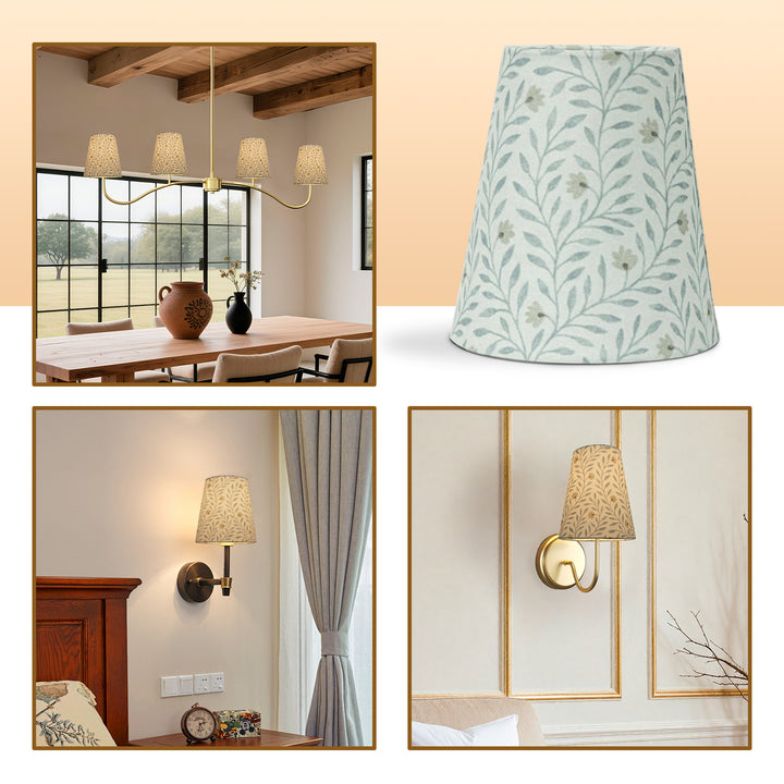 Beacon 6.5" Linen Empire Lamp Shade For Wall And Pendant Lights #L39001