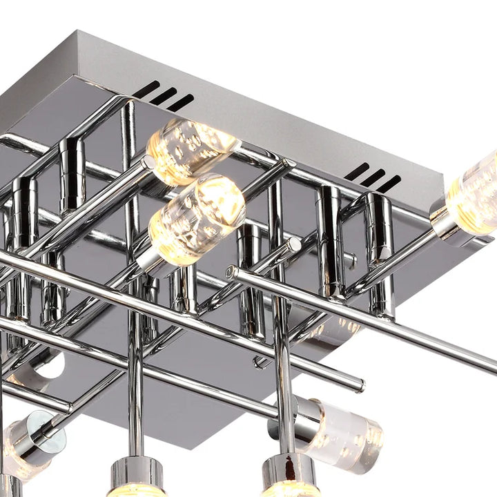 Maxax 11 - Light 21.26in LED Flush Mount Ceiling Lamp #MX14-11CH