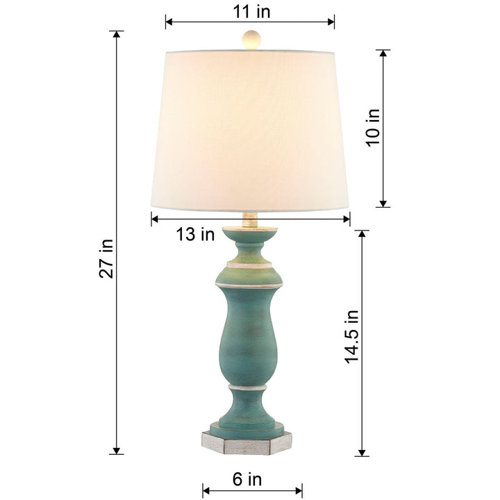 Maxax 27in Vintage Table Lamps For Living Room Table Lamp (Set of 2) #T47