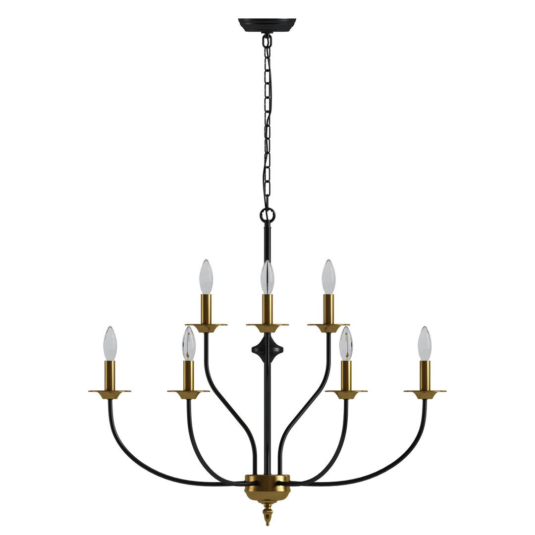 Maxax 9 - Light Dimmable Classic / Traditional Chandelier #MX19084