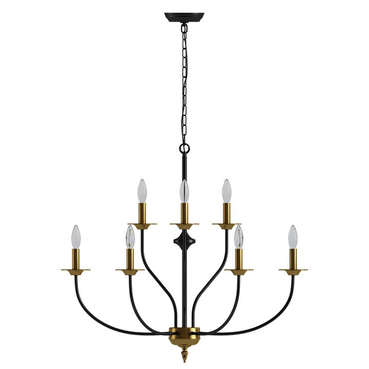 Maxax 9 - Light Dimmable Classic / Traditional Chandelier #MX19084