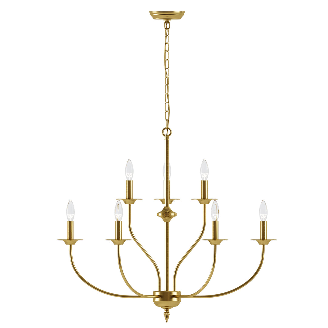 Maxax 9 - Light Dimmable Classic / Traditional Chandelier #MX19084