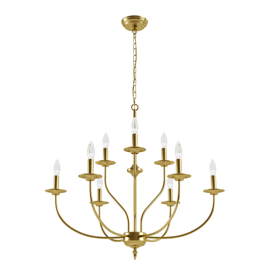 Maxax 9 - Light Dimmable Classic / Traditional Chandelier