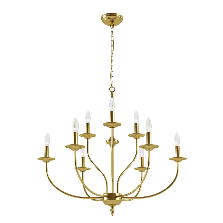 Maxax 9 - Light Dimmable Classic / Traditional Chandelier