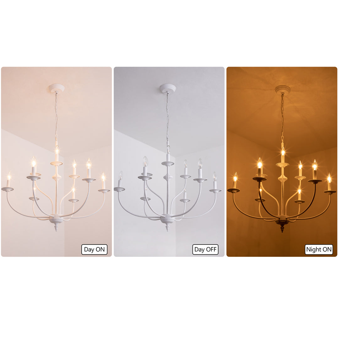 Maxax 9 - Light Dimmable Classic / Traditional Chandelier #MX19084