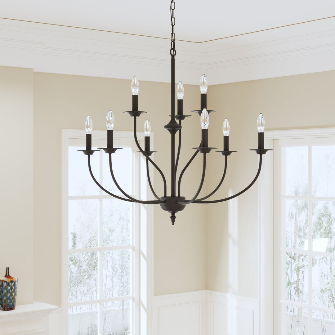 Maxax 9 - Light Dimmable Classic / Traditional Chandelier