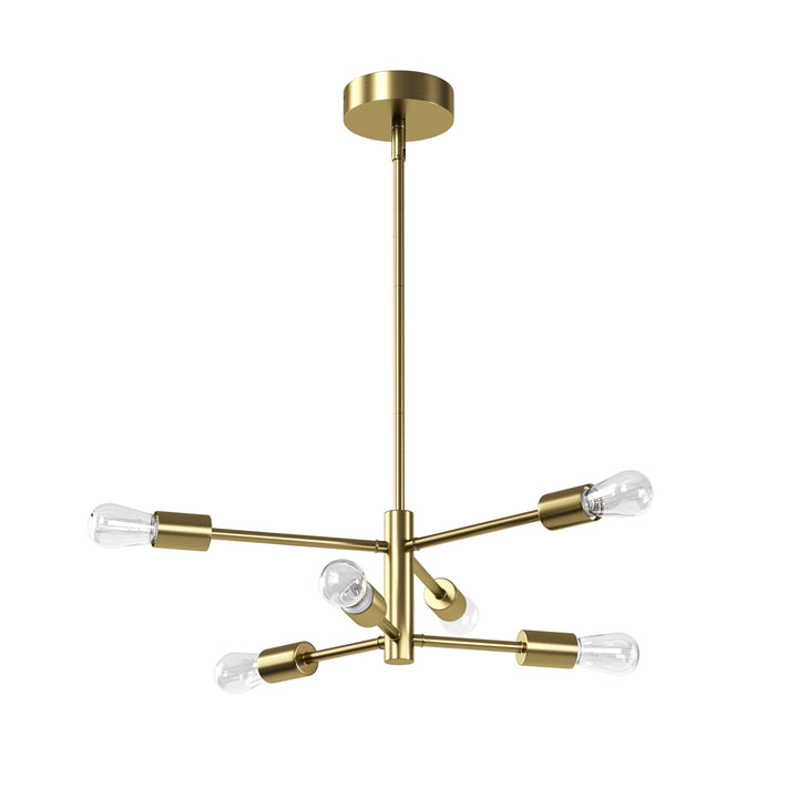Maxax Unique Statement & Sputnik Modern Linear With Wrought Iron Accents #MX21037