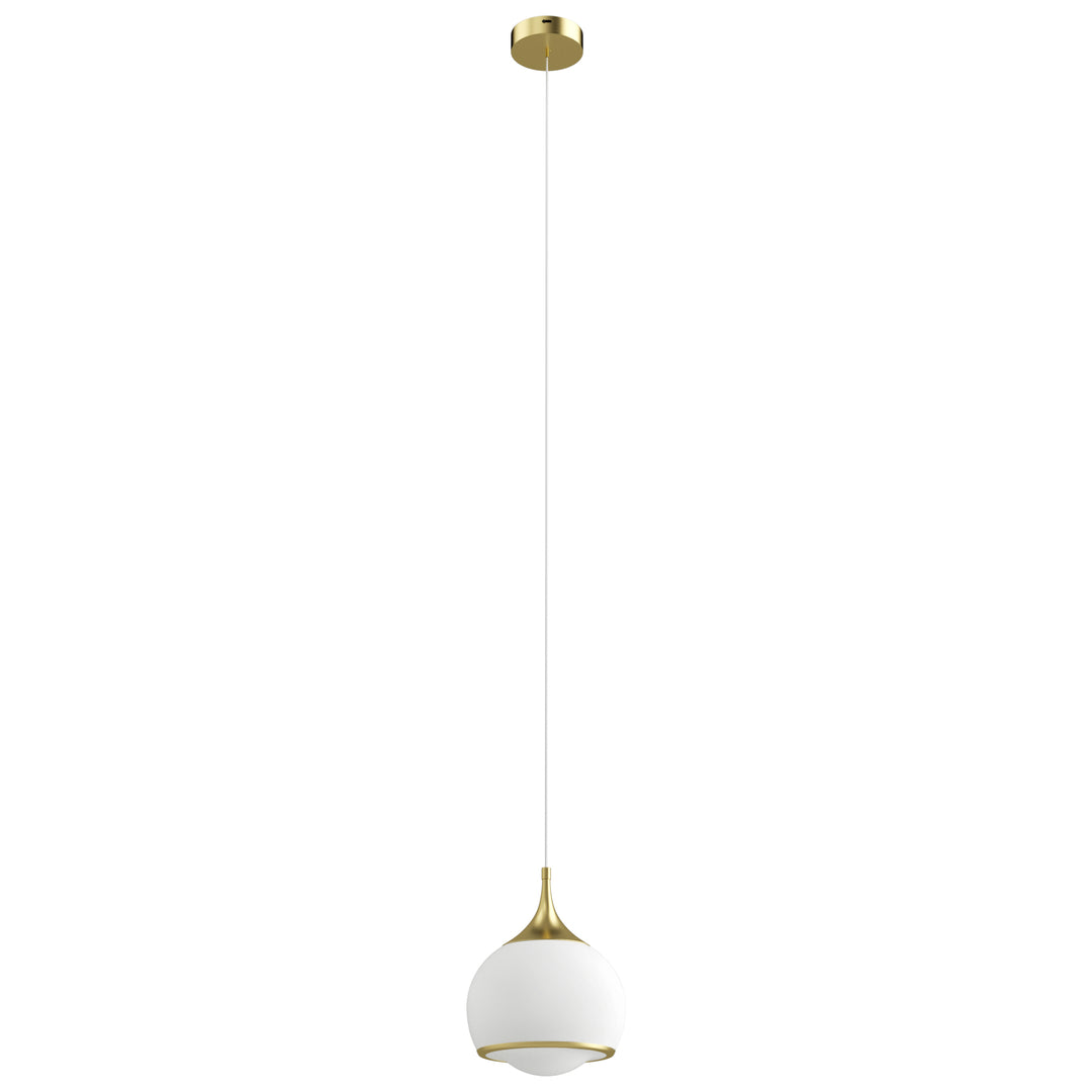 1-light Led Single Glass Pendant For Hallway/kitchen Island #MX21051