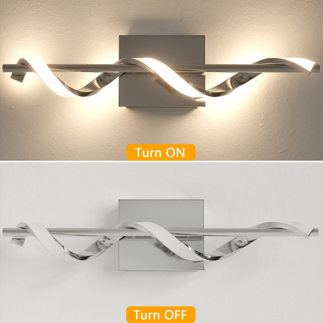 23.6-inch Spiral Led-illuminated Wall Lamp #MX21052