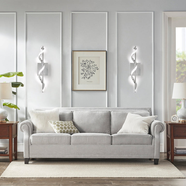 23.6-inch Spiral Led-illuminated Wall Lamp #MX21052