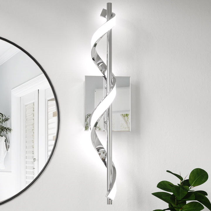 23.6-inch Spiral Led-illuminated Wall Lamp #MX21052