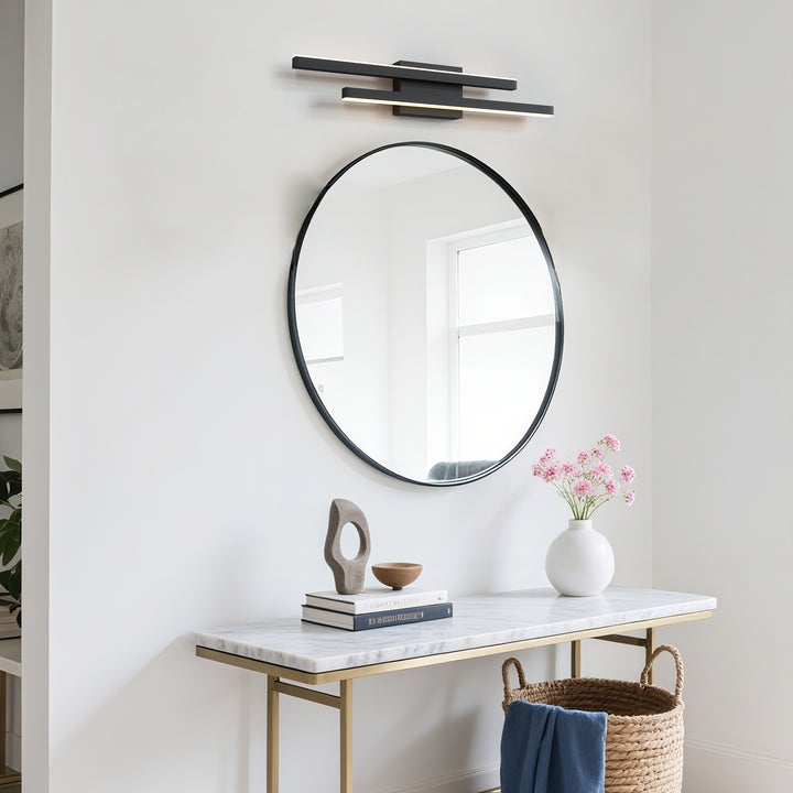 Glint 2-Light Led Dimmable Flush Mounted Sconce #MX21054