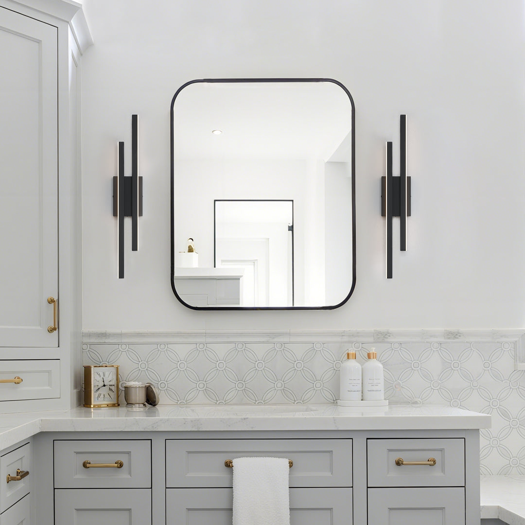 Glint 2-Light Led Dimmable Flush Mounted Sconce #MX21054