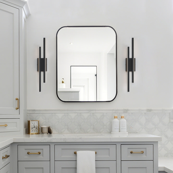 Glint 2-Light Led Dimmable Flush Mounted Sconce #MX21054