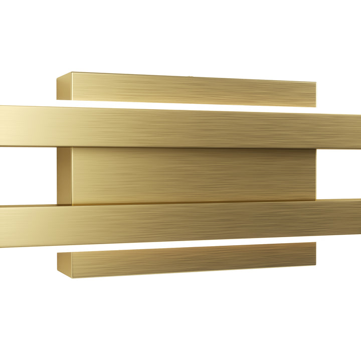 Glint 2-Light Led Dimmable Flush Mounted Sconce #MX21054