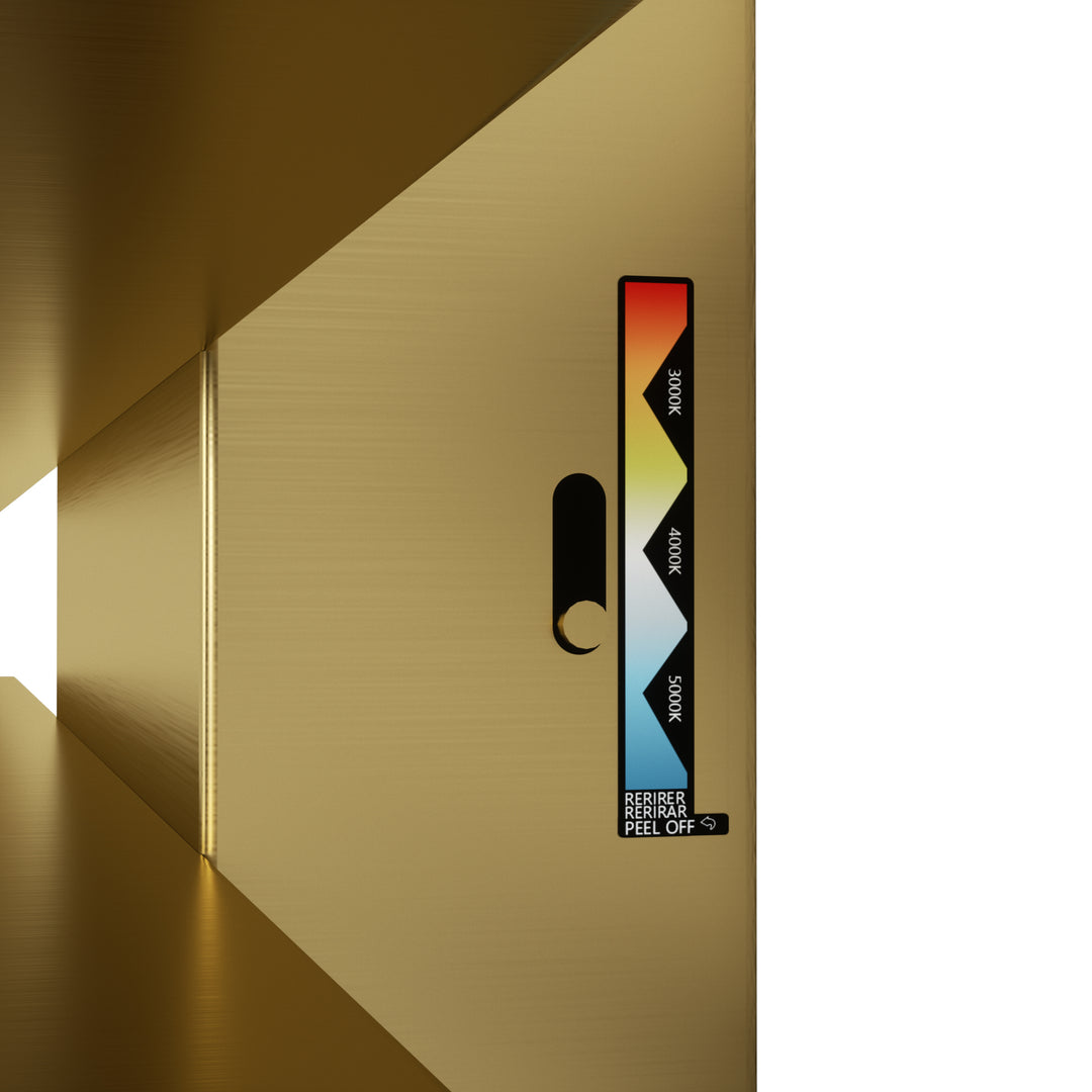 Glint 2-Light Led Dimmable Flush Mounted Sconce #MX21054