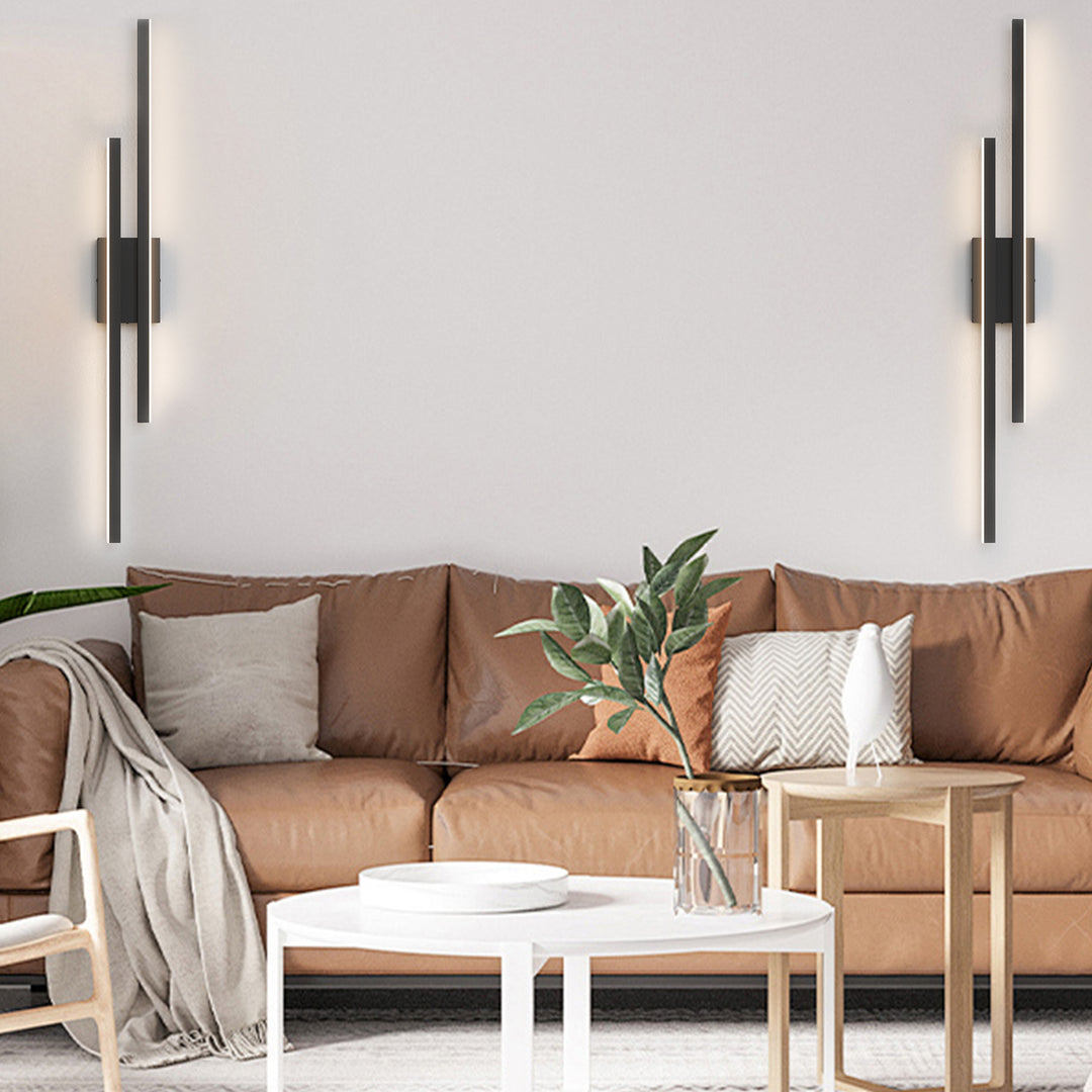 Glint 2-Light Led Dimmable Flush Mounted Sconce #MX21054