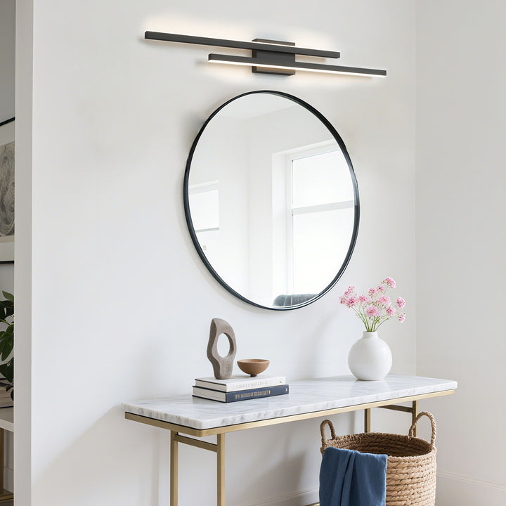 Glint 2-Light Led Dimmable Flush Mounted Sconce #MX21054