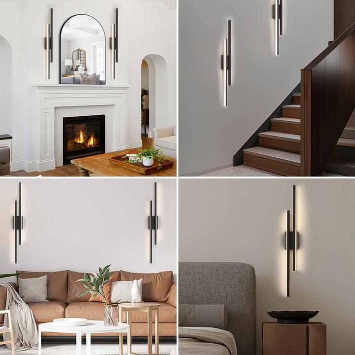 Glint 2-Light Led Dimmable Flush Mounted Sconce #MX21054