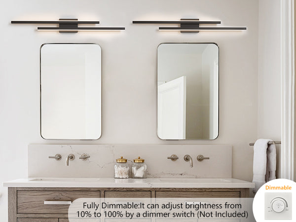 Glint 2-Light Led Dimmable Flush Mounted Sconce #MX21054