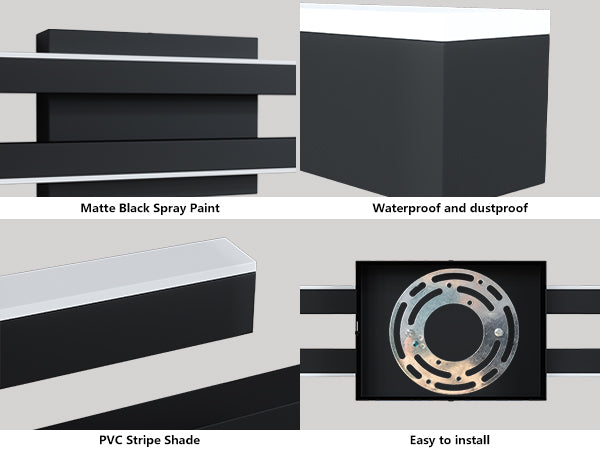 Glint 2-Light Led Dimmable Flush Mounted Sconce #MX21054