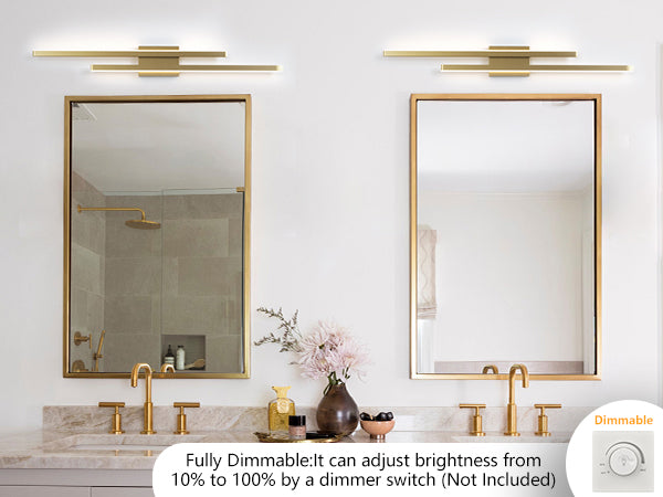 Glint 2-Light Led Dimmable Flush Mounted Sconce #MX21054