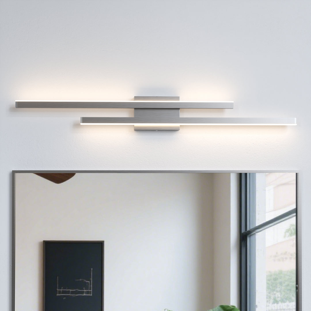 Glint 2-Light Led Dimmable Flush Mounted Sconce #MX21054