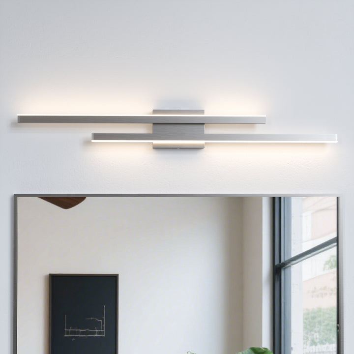 Glint 2-Light Led Dimmable Flush Mounted Sconce #MX21054