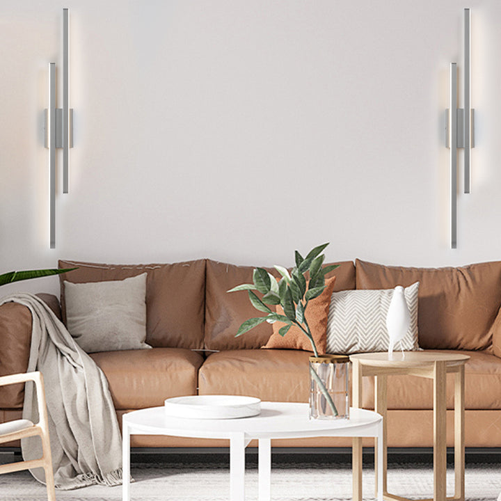 Glint 2-Light Led Dimmable Flush Mounted Sconce #MX21054