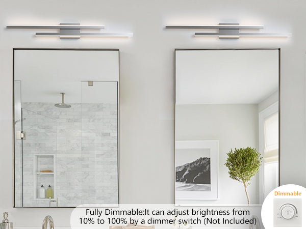 Glint 2-Light Led Dimmable Flush Mounted Sconce #MX21054