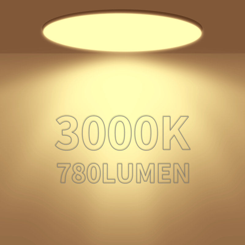 4-inch 9W 3000K ultra-slim canless recessed lighting 12-pack - image 3