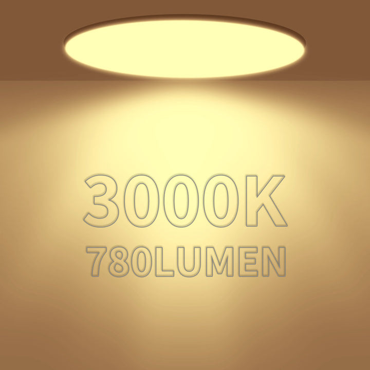 4-inch 9W 3000K ultra-slim canless recessed lighting 12-pack - image 3