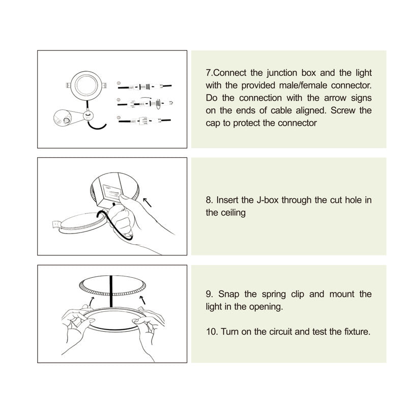 4-inch 9W 3000K ultra-slim canless recessed lighting 12-pack - image 6