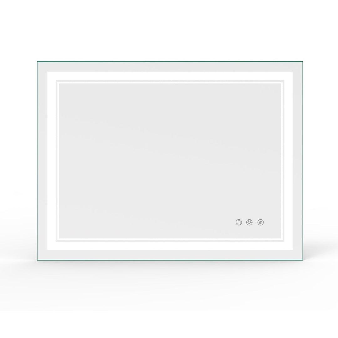 Elevate Home Modern Frameless Anti-Fog LED Dimmable Bathroom Vanity Mirror #MXML