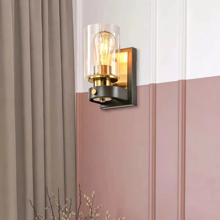 Zaza Designs 1 - Light Dimmable Wrought Iron Wall Sconce (Set of 2) #MX21025
