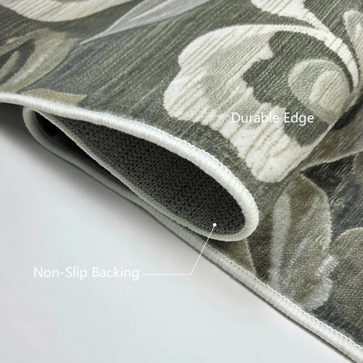 Nature Flower Non-slip Machine Washable Area Rug For Living Room, Hallway Runner, Entryway Rug #AZJL120