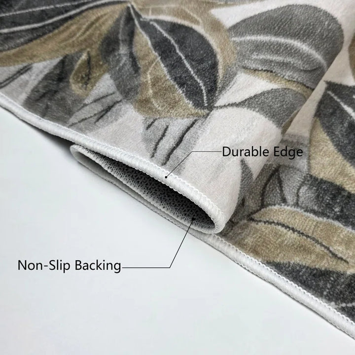 Nature Flower Non-slip Machine Washable Area Rug For Living Room, Hallway Runner, Entryway Rug #AZJL110
