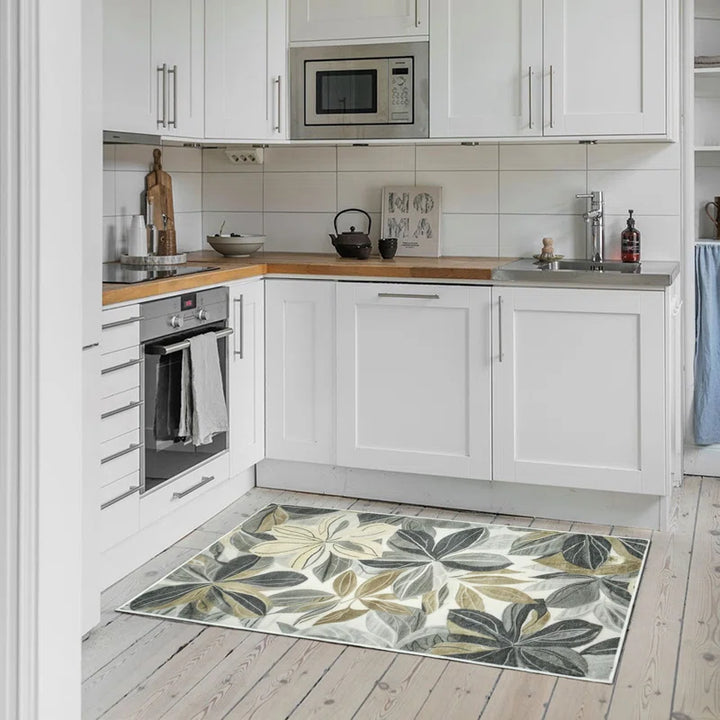 Nature Flower Non-slip Machine Washable Area Rug For Living Room, Hallway Runner, Entryway Rug #AZJL110