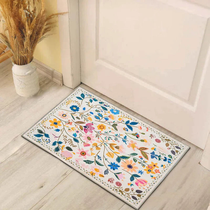 YUIlili Nature Voja Non-Slip Machine Washable Colorful Modern Area Rug For Living Room, Hallway Runner, Entryway Rug #AZJL9