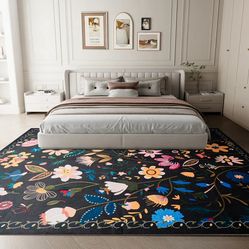 YUIlili Nature Voja Non-Slip Machine Washable Colorful Modern Area Rug For Living Room, Hallway Runner, Entryway Rug #AZJL9