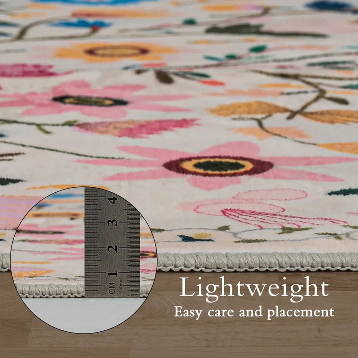 YUIlili Nature Voja Non-Slip Machine Washable Colorful Modern Area Rug For Living Room, Hallway Runner, Entryway Rug #AZJL9