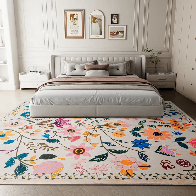 YUIlili Nature Voja Non-Slip Machine Washable Colorful Modern Area Rug For Living Room, Hallway Runner, Entryway Rug #AZJL9
