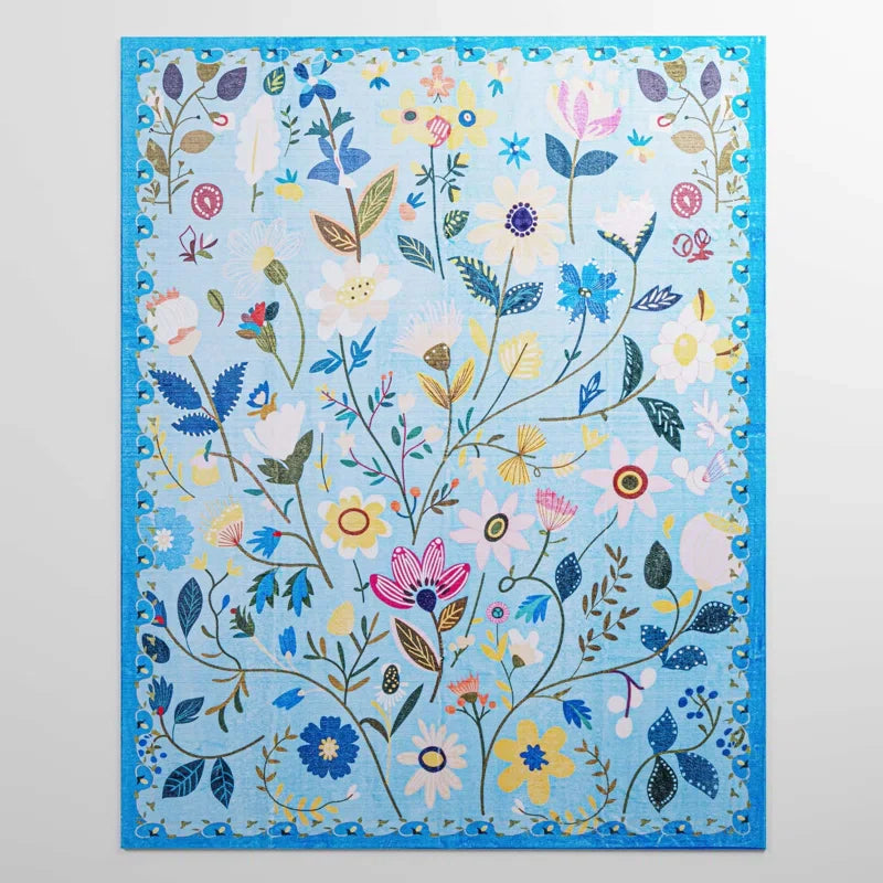 YUIlili Nature Voja Non-Slip Machine Washable Colorful Modern Area Rug For Living Room, Hallway Runner, Entryway Rug #AZJL9
